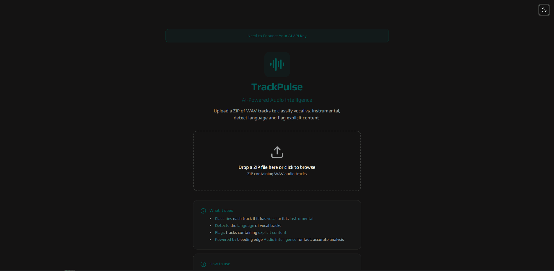 TrackPulse — Node.js, Express, React, Next.js, AI API Integration
